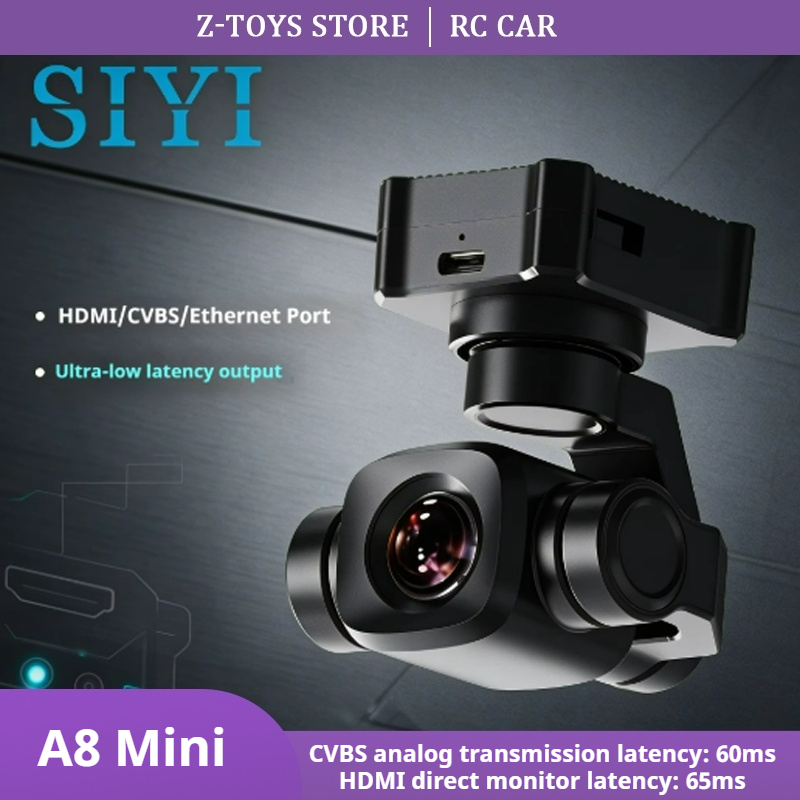 Drone Gimbal - SIYI A8 กล้องกิมบอลซูม 4K ขนาดเล็ก พร้อมระบบมองเห็นในที่มืดแบบ