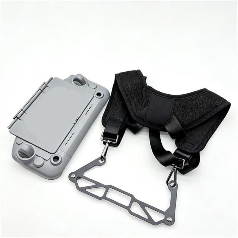 Drone Battery Strap - ขาแขวนเครื่องส่งสัญญาณ สายสะพายไหล่และคอแบบปรับได้ ฮูดกันแดด สำหรับ D-JI Agras