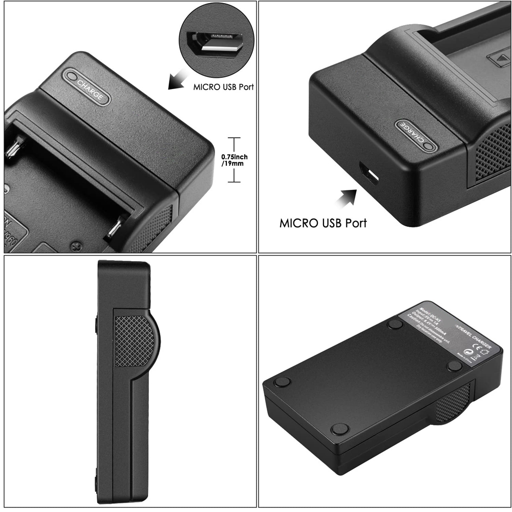 USB Charger สําหรับ Sony NP F5 - Canon Camera Eos R50 บทวิจารณ์และราคา