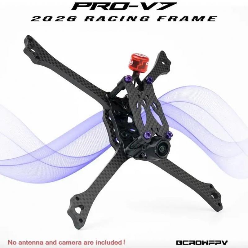 BCROWFPV PRO-V7 โครงโดรนแข่งขน - Drone Battery Strap บทวิจารณ์และราคา