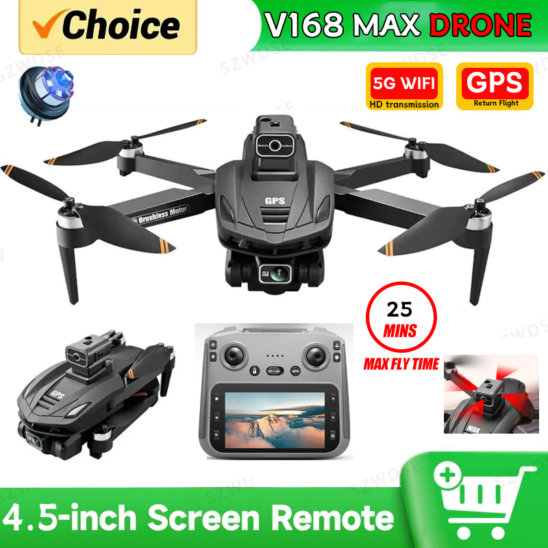 โดรน 2026 V168 MAX GPS ระดับมื - Jjrc Drone X12 บทวิจารณ์และราคา